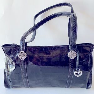 NWOT Brighton black leather handbag
